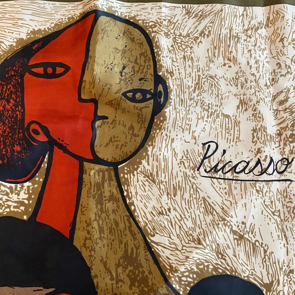 Picasso (Inspired) square silk